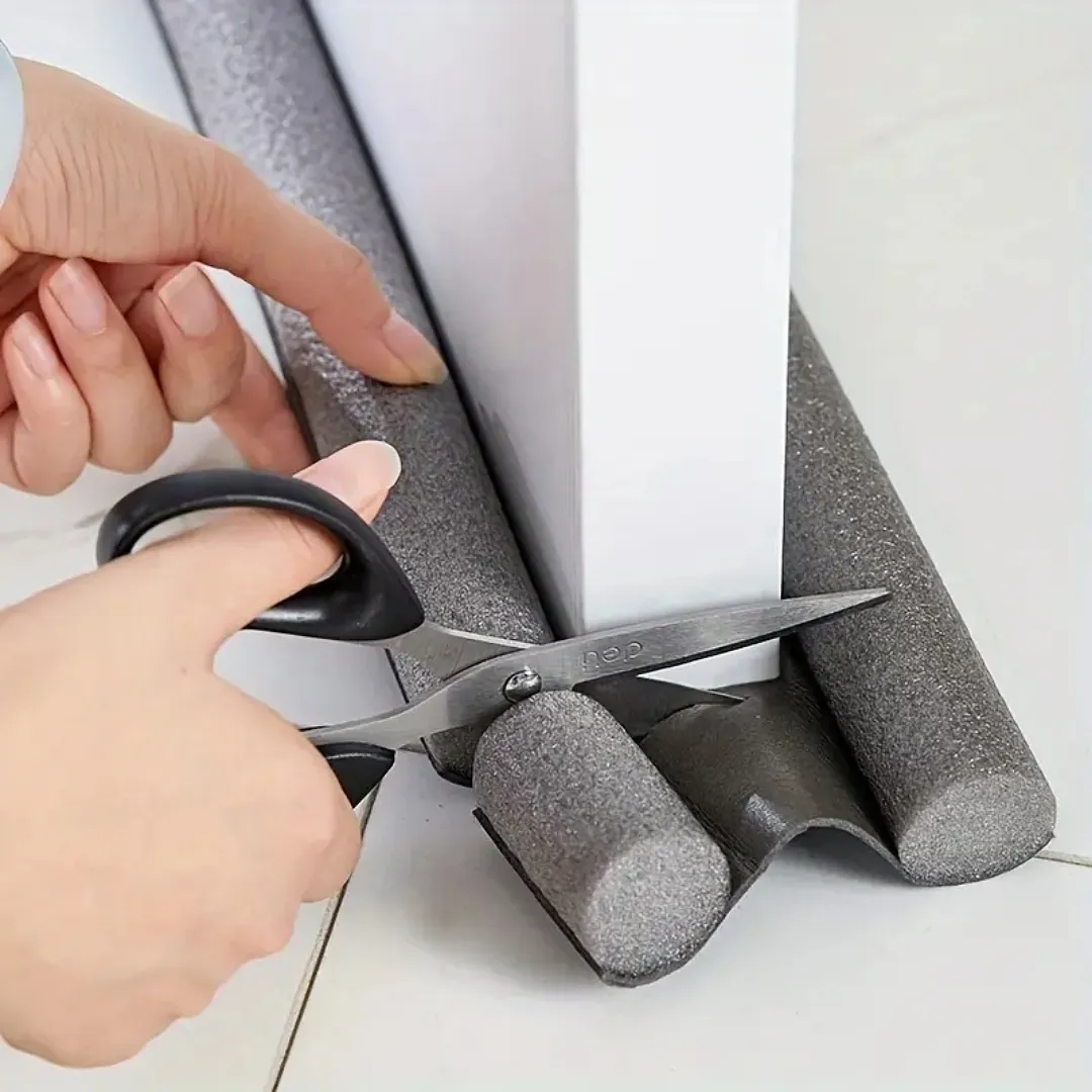 AISLANTE PROTECTOR DE PUERTAS DOBLE PARA INSECTOS Y POLVO – TOPE BAJO PUERTA AJUSTABLE- PARABICHO