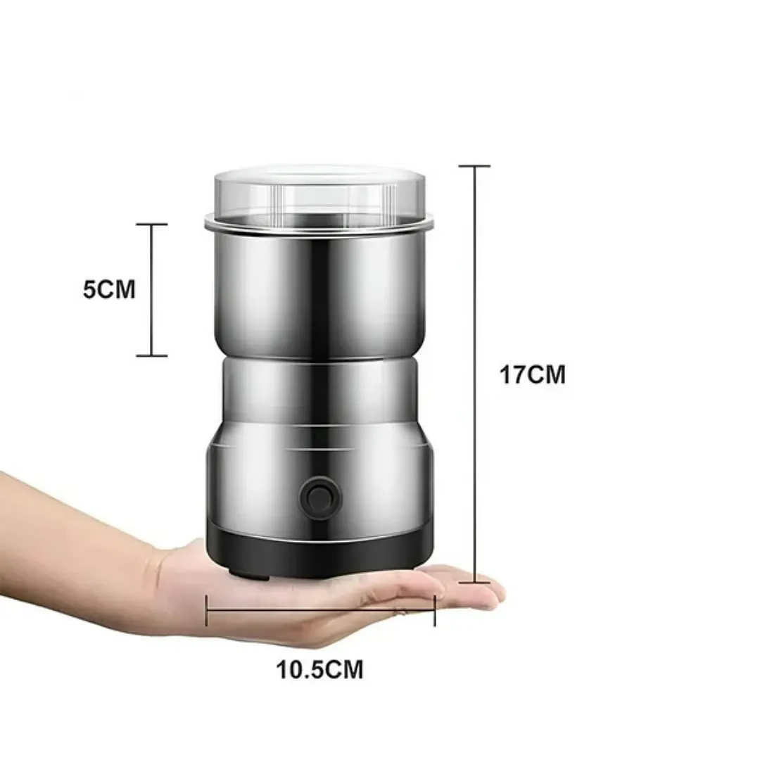 MOLINO DE CAFÉ ELÉCTRICO DE ACERO INOXIDABLE, TRITURADOR MULTIFUNCIONAL PARA GRANOS, ESPECIAS Y SEMILLAS CON CUCHILLAS DE ALTA PRECISIÓN
