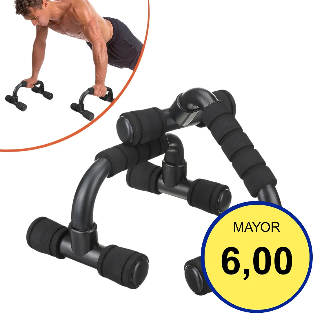 SOPORTE PARA FLEXIONES DE PECHO BARRAS PARA LAGARTIJAS ERGONÓMICAS ANTIDESLIZANTES DE ESPUMA MANILLAS PORTÁTILES PARA EJERCICIO EN CASA Y CALISTENIA