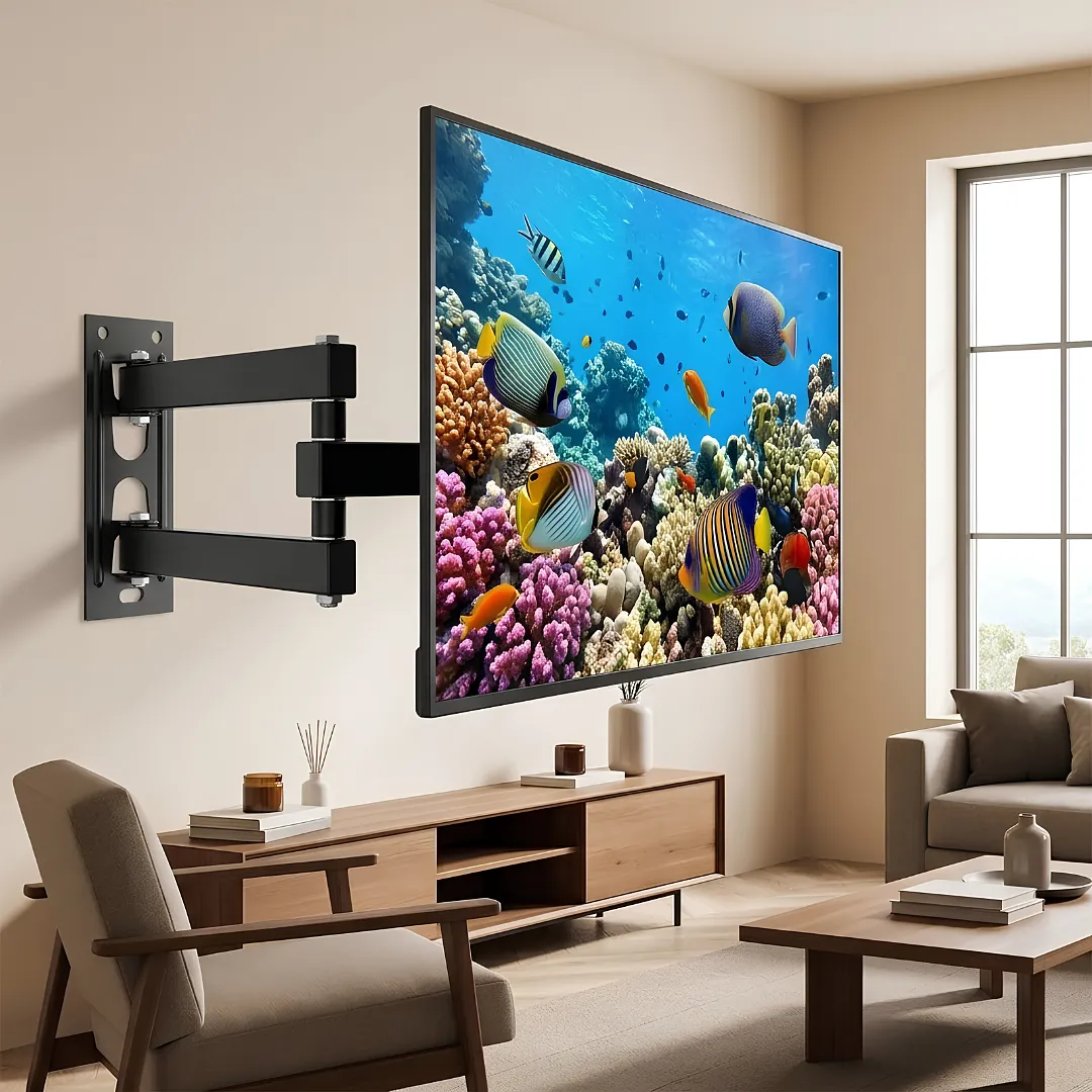 BASE BASE PARA TV DE 14 A 42 PULGADAS SOPORTE DE PARED ARTICULADO GIRATORIO Y RECTÁCTIL CON INCLINACIÓN RESISTENTE DE ACERO PARA TELEVISORES LED LCD Y MONITOR