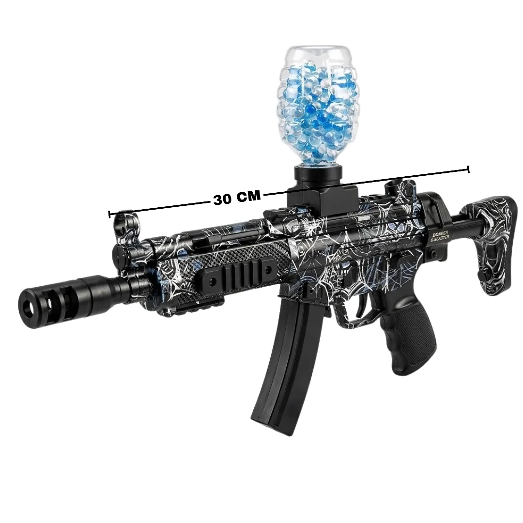 RIFLE LANZADOR DE BOLAS DE HIDROGEL AUTOMÁTICO CON DISEÑO TÁCTICO Y BATERÍA RECARGABLE - JUEGO SEGURO AL AIRE LIBRE Y ALTA POTENCIA