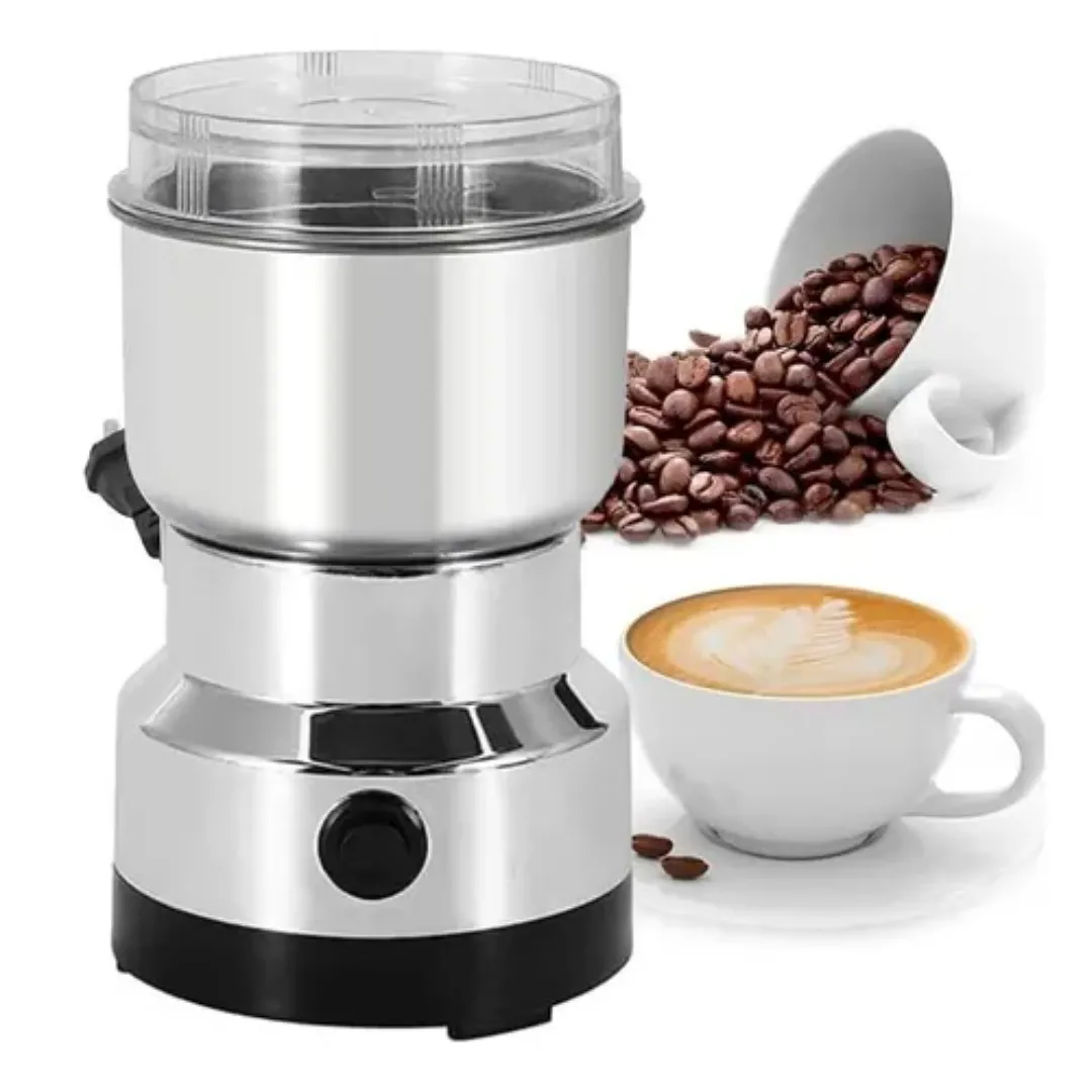 MOLINO DE CAFÉ ELÉCTRICO DE ACERO INOXIDABLE, TRITURADOR MULTIFUNCIONAL PARA GRANOS, ESPECIAS Y SEMILLAS CON CUCHILLAS DE ALTA PRECISIÓN