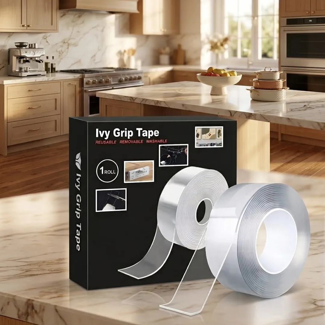 CINTA DOBLE FAZ NANO TAPE EXTRA FUERTE - DISPONIBLE EN 3M Y 5M X 2.30CM - ADHESIVO DE GEL LAVABLE, REUTILIZABLE Y MULTIFUNCIONAL