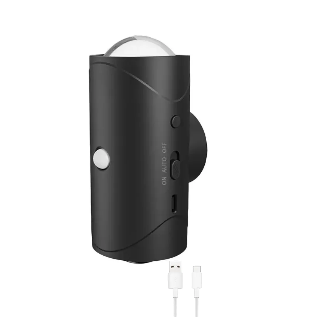 LÁMPARA DE PARED LED RGB BIDIRECCIONAL RECARGABLE USB CON SENSOR DE MOVIMIENTO