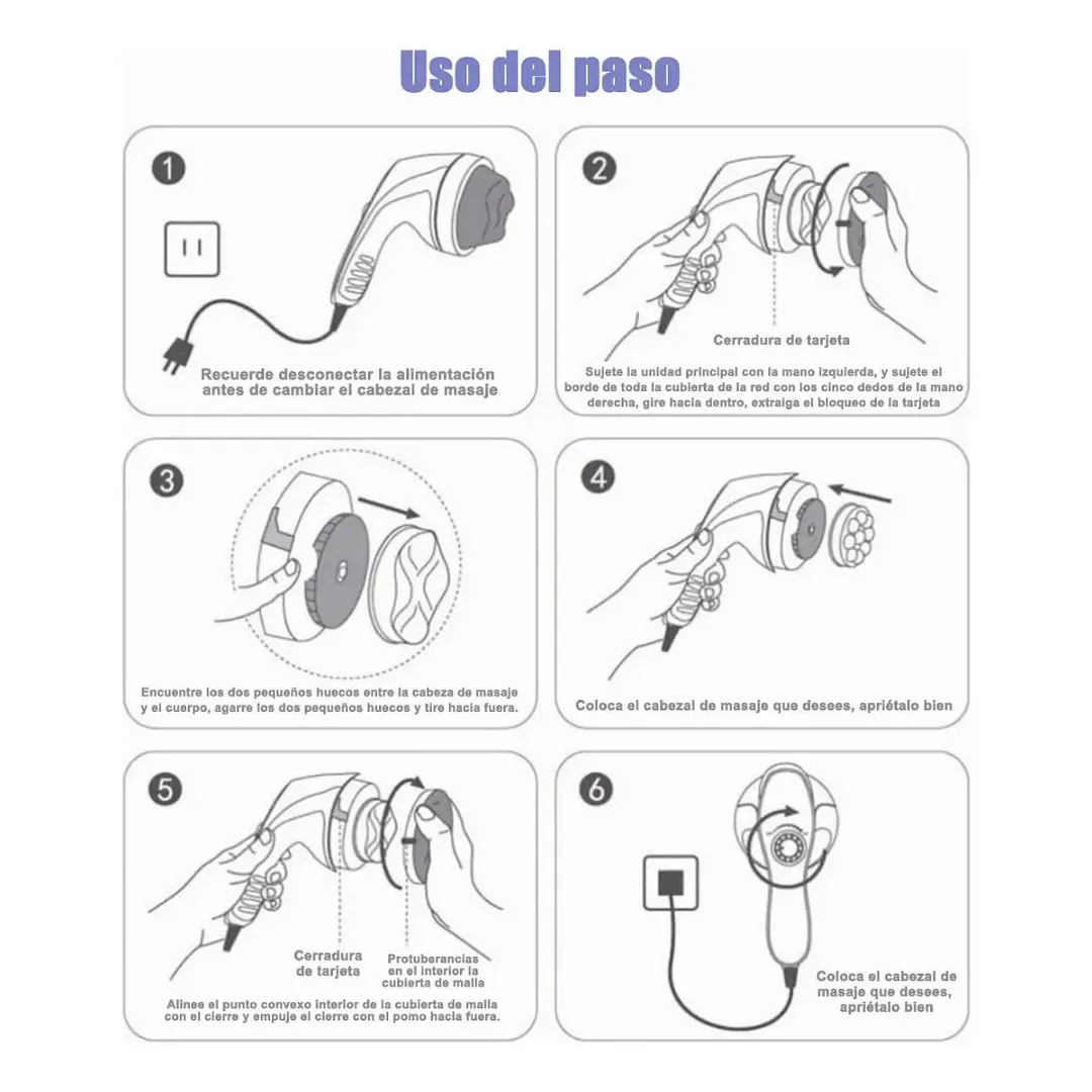 MASAJEADOR ELÉCTRICO RELAX TONE PARA REDUCCIÓN DE GRASA Y MODELADO CORPORAL - DISPOSITIVO VIBRATORIO ANTICELULITIS PORTÁTIL