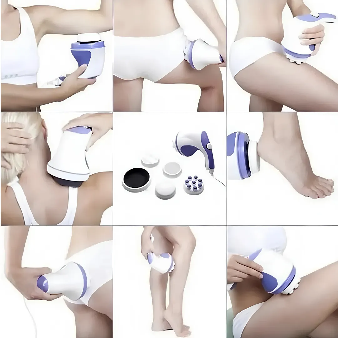 MASAJEADOR ELÉCTRICO RELAX TONE PARA REDUCCIÓN DE GRASA Y MODELADO CORPORAL - DISPOSITIVO VIBRATORIO ANTICELULITIS PORTÁTIL