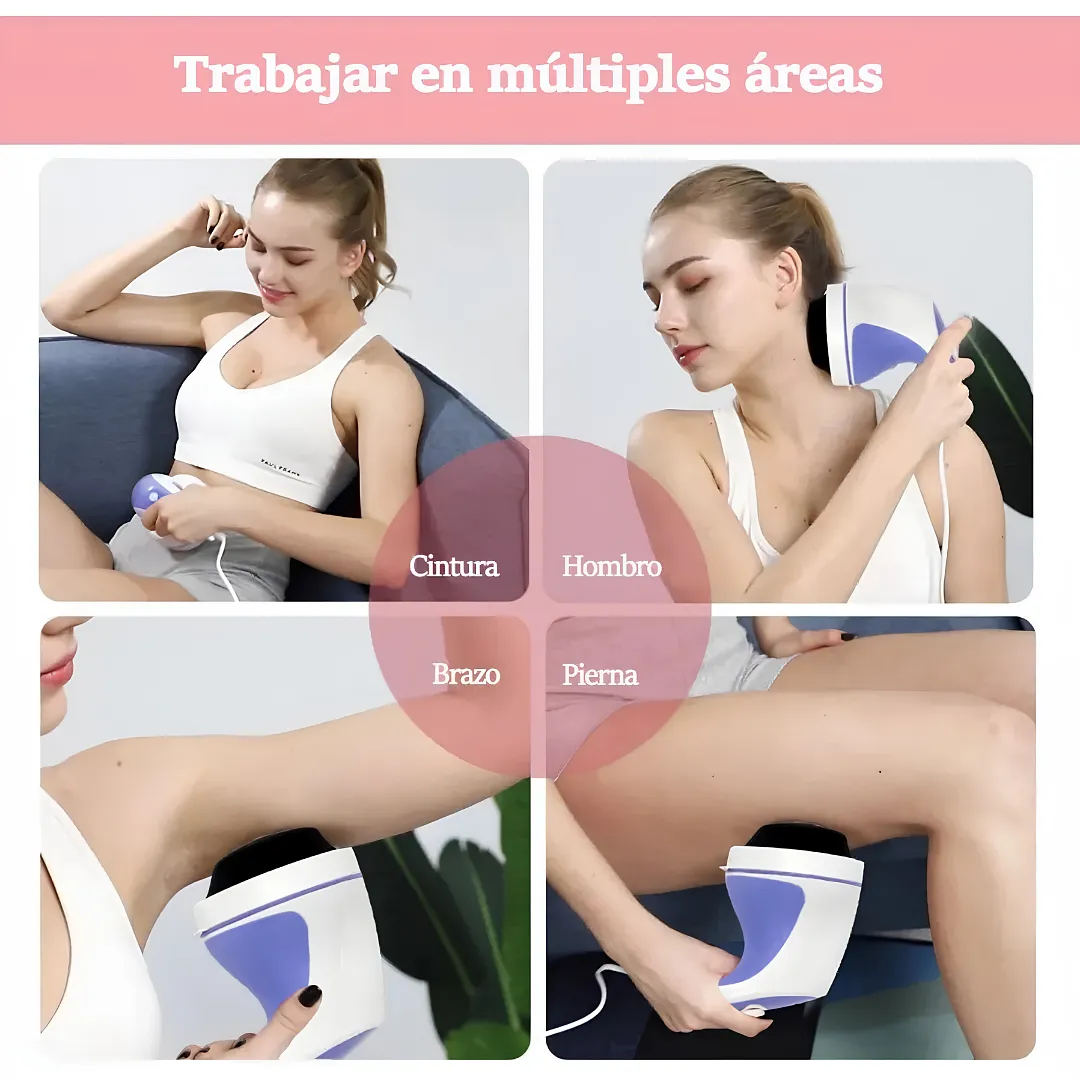 MASAJEADOR ELÉCTRICO RELAX TONE PARA REDUCCIÓN DE GRASA Y MODELADO CORPORAL - DISPOSITIVO VIBRATORIO ANTICELULITIS PORTÁTIL