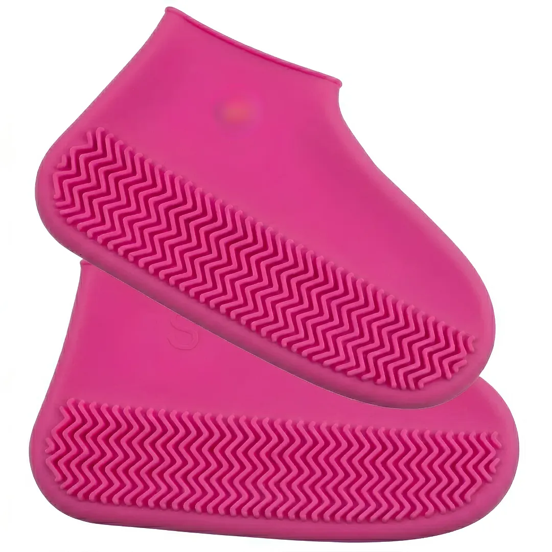PROTECTOR DE ZAPATOS PARA LLUVIA TALLA L, CUBRE CALZADO IMPERMEABLE ANTIDESLIZANTE DE SILICONA DE ALTA RESISTENCIA