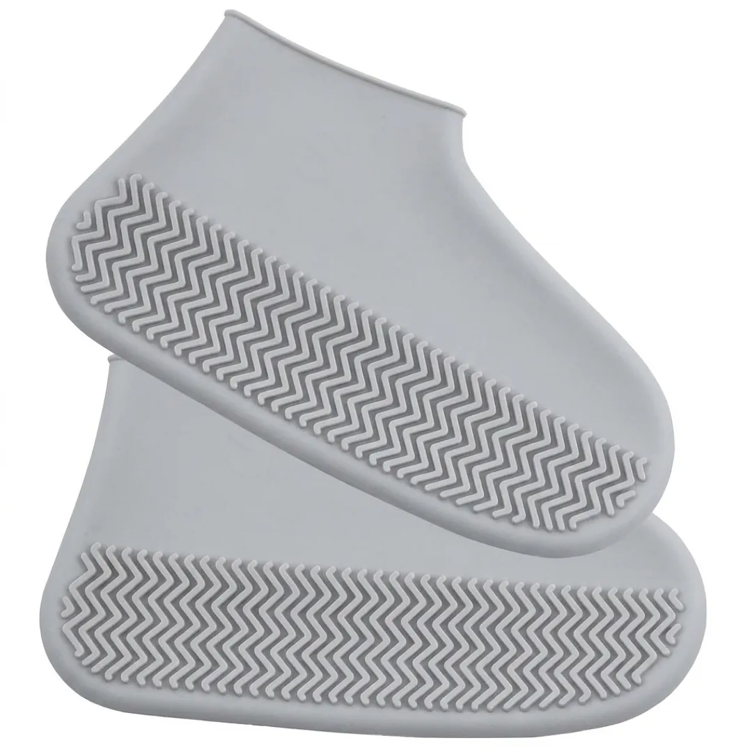 PROTECTOR DE ZAPATOS PARA LLUVIA TALLA L, CUBRE CALZADO IMPERMEABLE ANTIDESLIZANTE DE SILICONA DE ALTA RESISTENCIA