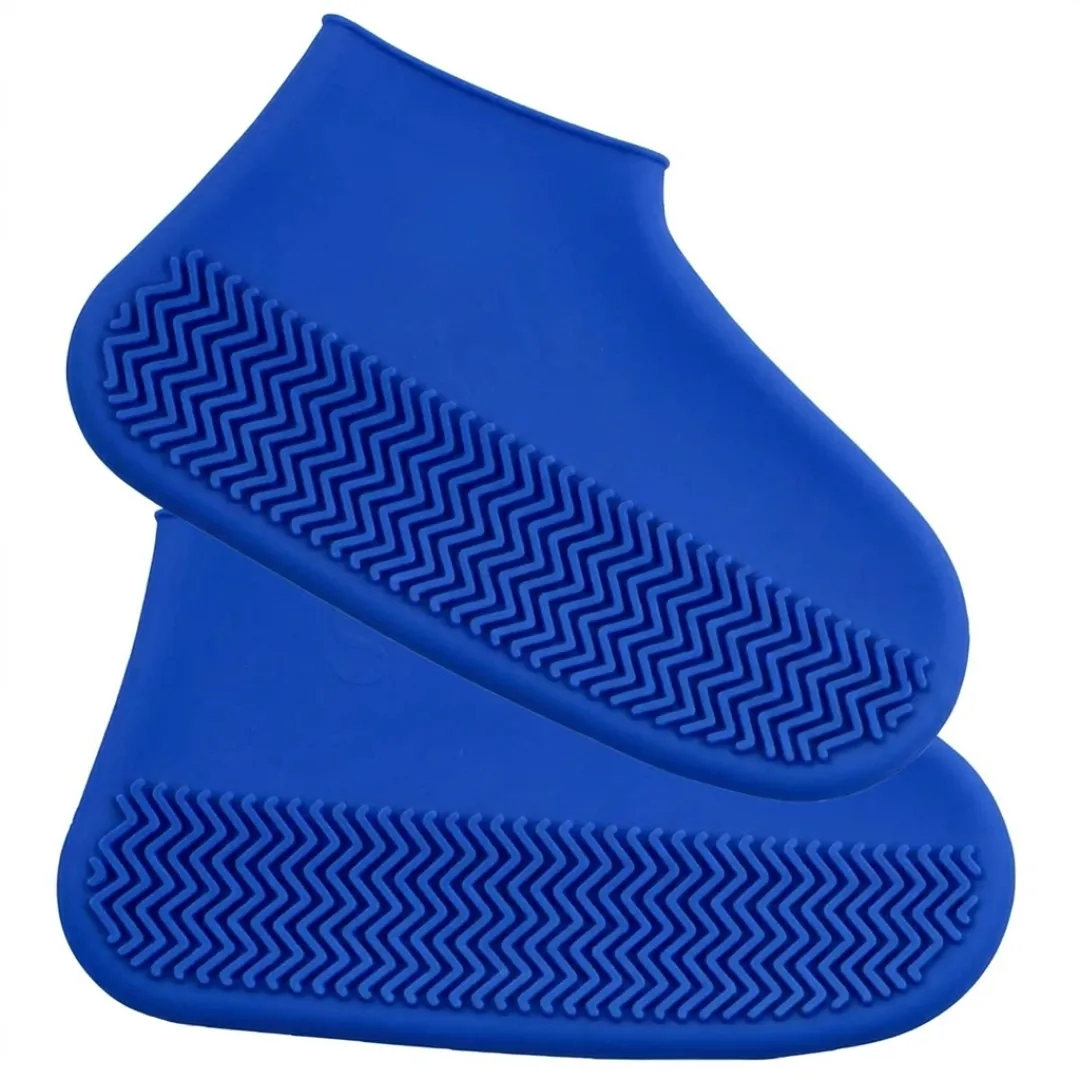 PROTECTOR DE ZAPATOS PARA LLUVIA TALLA L, CUBRE CALZADO IMPERMEABLE ANTIDESLIZANTE DE SILICONA DE ALTA RESISTENCIA