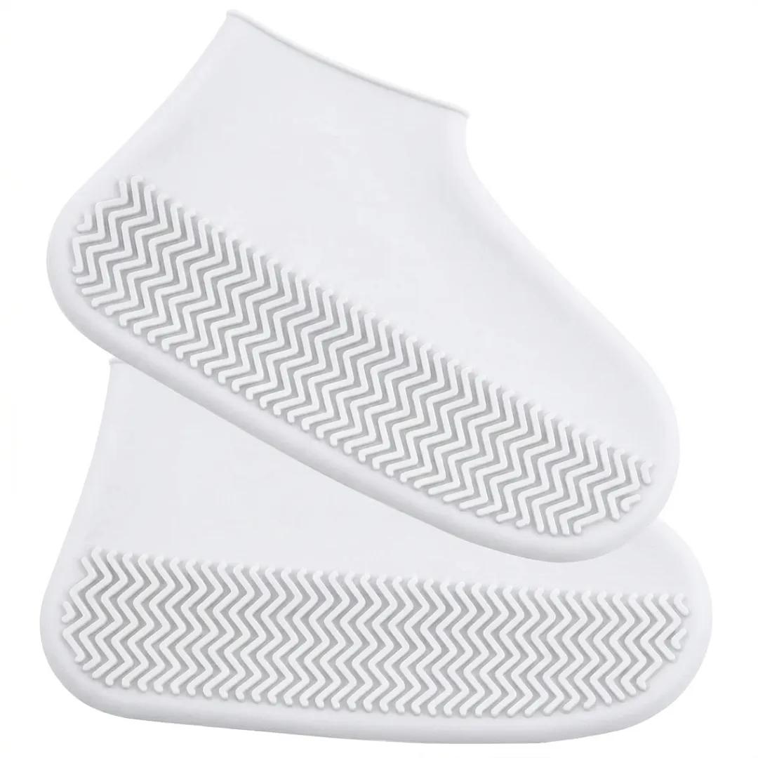 PROTECTOR DE ZAPATOS PARA LLUVIA TALLA L, CUBRE CALZADO IMPERMEABLE ANTIDESLIZANTE DE SILICONA DE ALTA RESISTENCIA